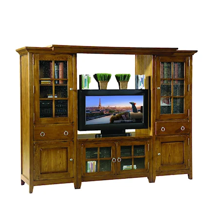 44" TV Cart Wall Unit